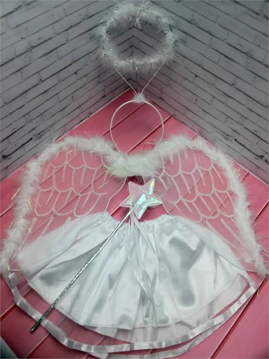 Юбка Ангел с ободком, крыльями и палочкой 115-04