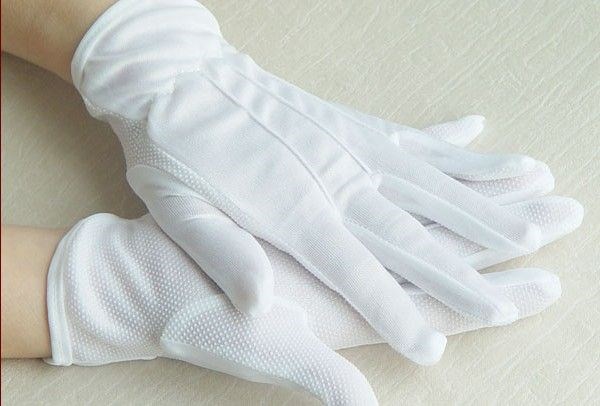 Перчатки женские белые "Этикет" - фото 5692
