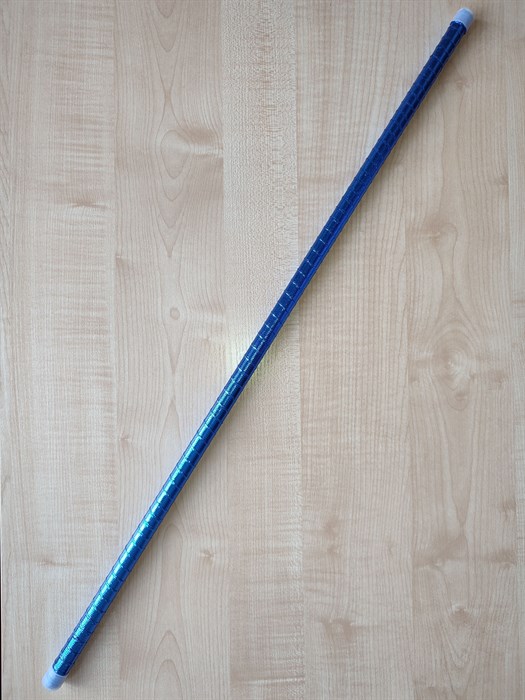 Прямая трость для танцев, 80 см голубая - фото 5952