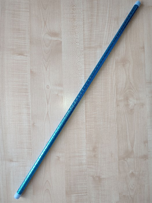 Прямая трость для танцев, 70 см голубая - фото 6021
