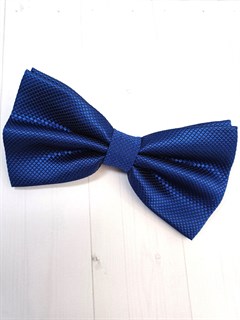 Галстук бабочка в ромбик, синий 522-06