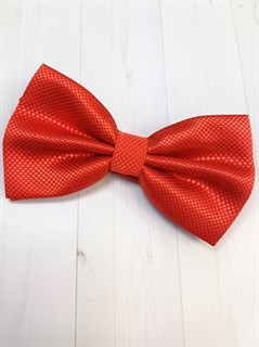 Галстук бабочка в ромбик, красный 522-09