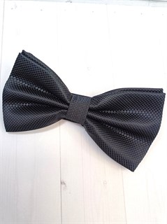 Галстук бабочка в ромбик, черный 522-11