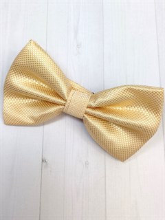 Галстук бабочка в ромбик, бежевый 522-13