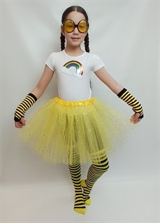 Карнавальный костюм Пчела с гольфами и митенками, размер 128-152 115-14