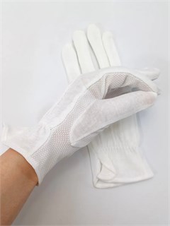Перчатки автомобильные Этикет, белые 236-3