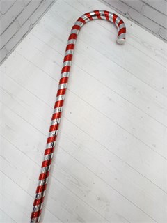Трость новогодняя Леденец, красно-белая, 75 см 612-2-75