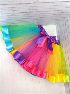 Юбка Радуга с бантом, 30 см, без подклада 958-25