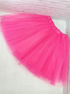 Юбка фатиновая с подкладом 40 см, малиновая 717-ф-8-40