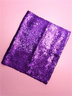 Топ широкий с пайетками, фиолетовый 856-Т29