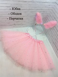 Карнавальный костюм Зайка-5, розовый 115-6-11