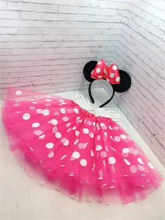 Карнавальный костюм Минни Маус малиновый 3 115-4-79