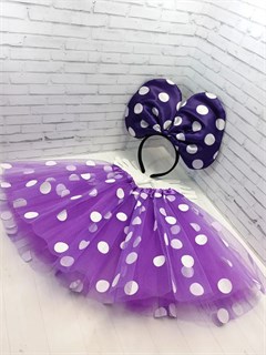 Карнавальный костюм Минни Маус фиолетовый 2 115-4-86