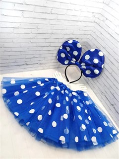 Карнавальный костюм Минни Маус синий 1 115-4-82