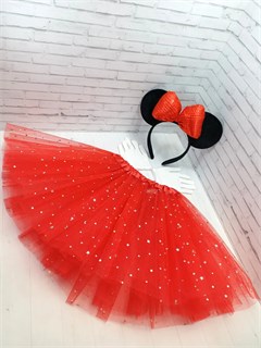 Карнавальный костюм Минни Маус красный 1 115-4-75