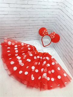Карнавальный костюм Минни Маус красный 2 115-4-78