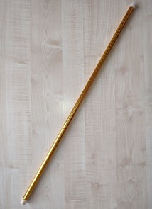 Прямая трость для танцев, 70 см золотистая