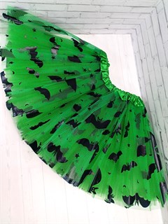 Юбка Летучая мышь, зеленая 40 см