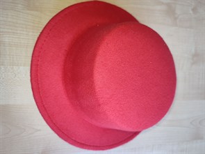 Шляпа Канотье, красная 57