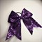 Бант на резинке для волос, фиолетовый - фото 10071
