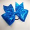 Бант на резинке для волос, голубой - фото 10075