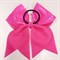 Бант на резинке для волос, розовый - фото 10089