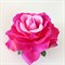 Заколка для волос брошь Роза крупная, глубокий пурпурно-розовый - фото 10394