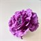 Заколка - брошь цветок Пион, диаметр 11 см,фиолетовый - фото 10472