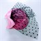 Шляпка "Вуалетка" с бантом и бусинами, розовая - фото 10514