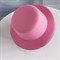 Шляпка на заколках основа для творчества, розовая - фото 10540