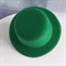 Шляпка на заколках основа для творчества, зеленая - фото 10557