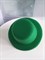 Шляпка на заколках основа для творчества, зеленая - фото 10560