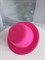 Шляпка на заколках основа для творчества, ярко-розовая - фото 10587