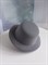 Шляпка на заколках основа для творчества, темно-серая - фото 10594