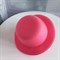 Шляпка на заколках основа для творчества, розово-арбузная - фото 10607