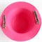 Шляпка на заколках основа для творчества, розово-арбузная - фото 10608