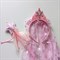Ободок "Эльза" с фатой и "волшебной" палочкой,розовый - фото 10640
