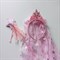 Ободок "Эльза" с фатой и "волшебной" палочкой,розовый - фото 10643