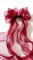 Лента-Бант для волос праздничный, красная - фото 10812