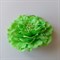 Заколка - брошь цветок Пион, диаметр 11 см, салатовый - фото 10971