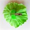 Заколка - брошь цветок Пион, диаметр 11 см, салатовый - фото 10972