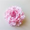 Заколка - брошь цветок Пион, диаметр 11 см, светло-розовая - фото 10988