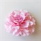 Заколка - брошь цветок Пион, диаметр 11 см, светло-розовая - фото 10989