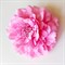 Заколка - брошь цветок Пион, диаметр 11 см, розовая - фото 10991