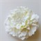 Заколка - брошь цветок Пион, диаметр 11 см, кремовая - фото 10999