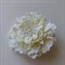 Заколка - брошь цветок Пион, диаметр 11 см, кремовая - фото 11000