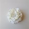 Заколка - брошь цветок Пион, диаметр 11 см, кремовая - фото 11001