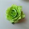 Заколка - брошь Роза крупная, зеленое яблоко - фото 11040