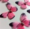 Декоративные бабочки со стразами 3х2,5см 10 штук. - фото 11268