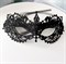 Карнавальная венецианская маска черная - фото 11285